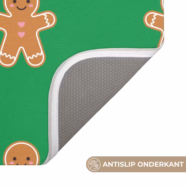 Wc Mat - Peperkoek - Kerst - Neon - Groen — 4
