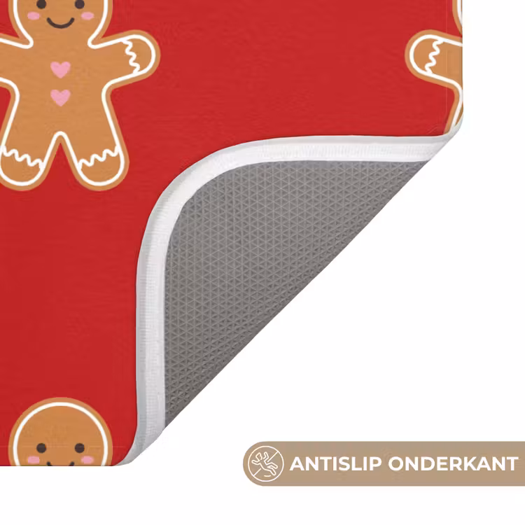 Wc Mat - Peperkoek - Kerst - Rood — 4