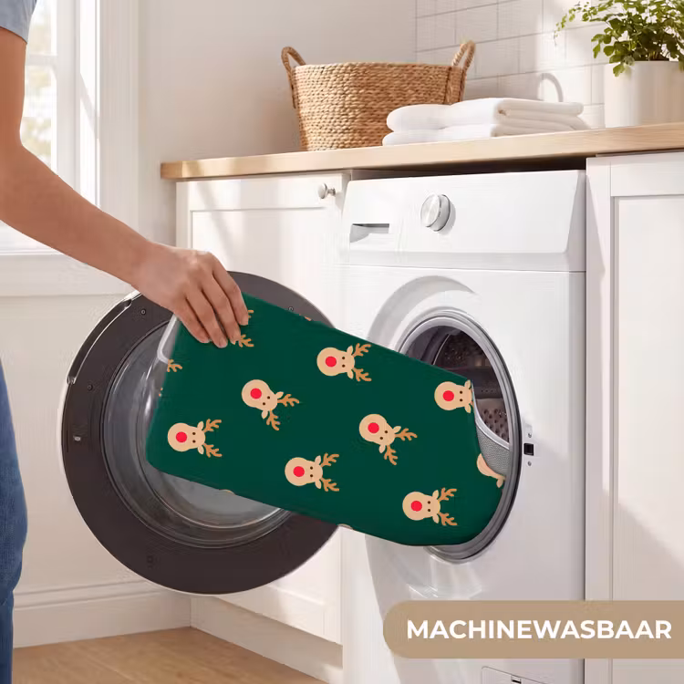 Wc Mat - Rendieren - Kerst - Groen — 6