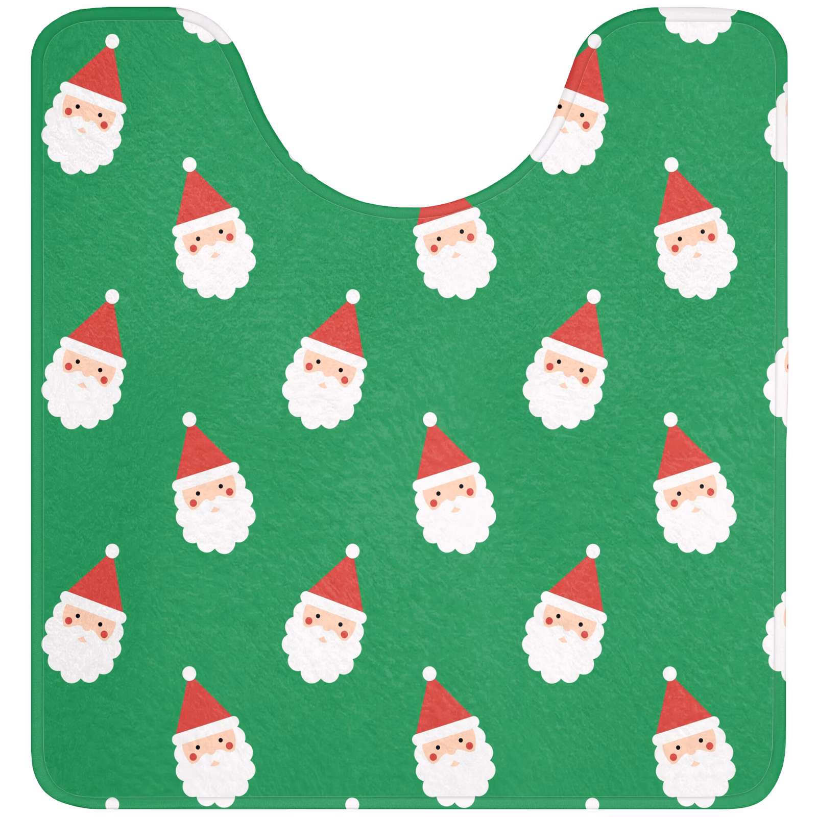 Wc Mat - Kerstman - Kerst - Neon - Groen — 1