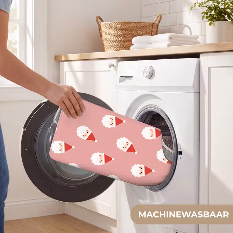 Wc Mat - Kerst - Kerstman - Roze — 6