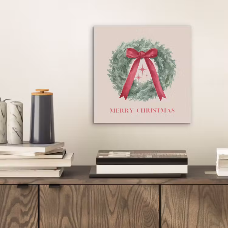 Aluminium schilderij - Winter - Kerst - Tekst — 2
