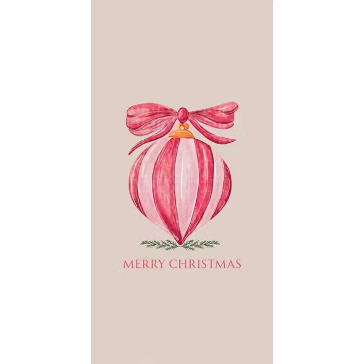 Behang - Kerst - Kerstbal - Tekst — 2