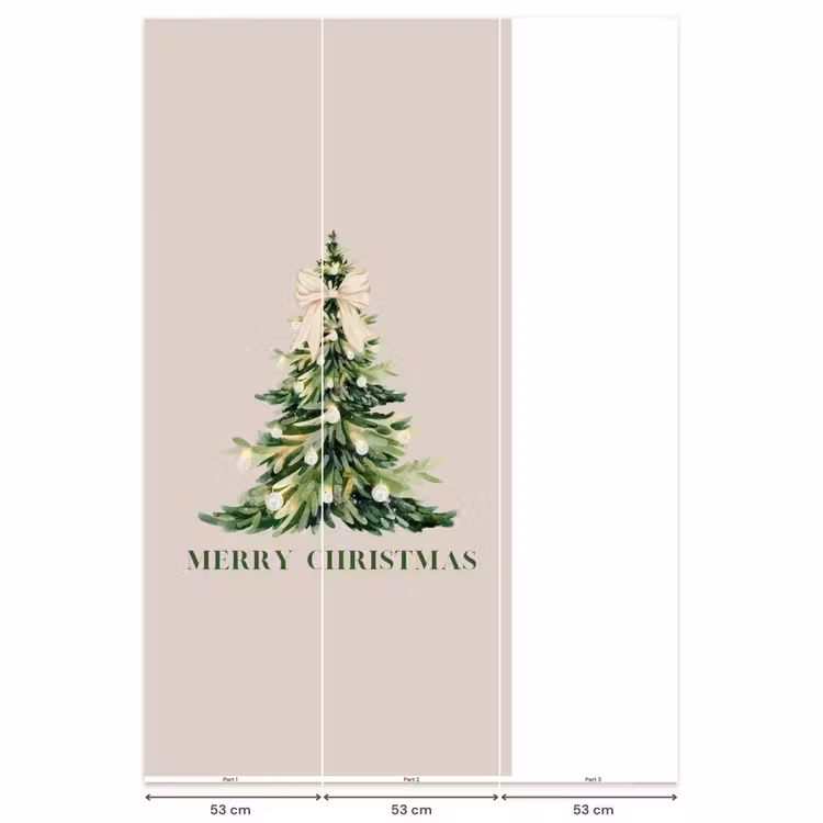 Behang - Kerst - Kerstboom - Tekst — 6
