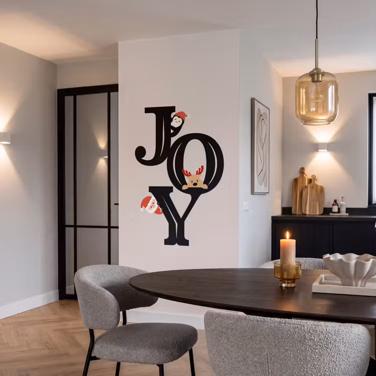 Behang - Joy - Animatie - Zwart - Kerst — 5