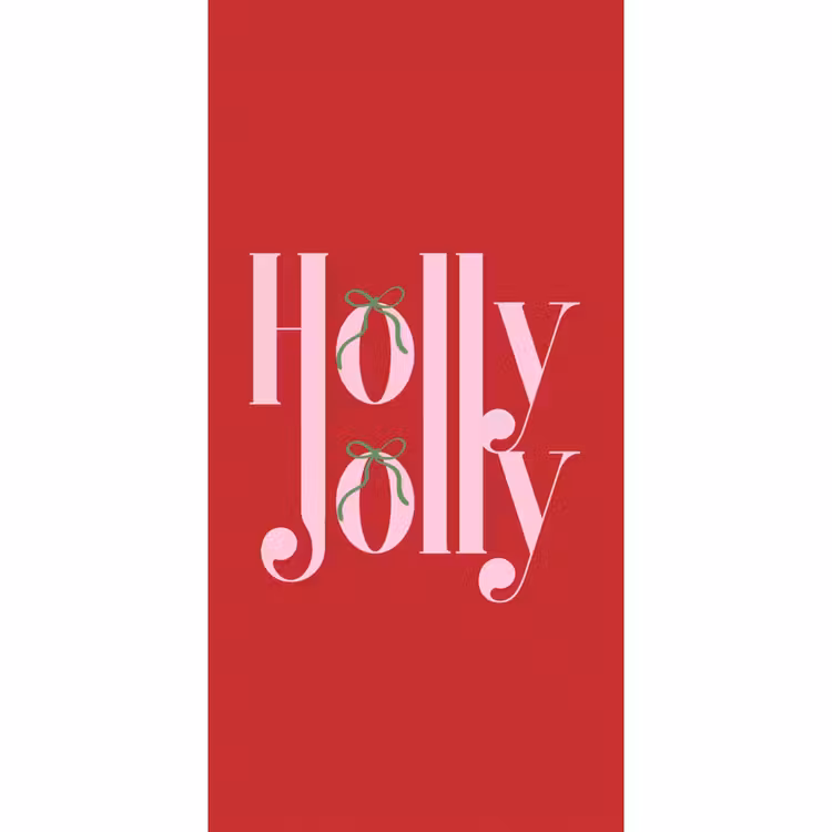 Behang - Kerst - Roze - Rood - Tekst — 2