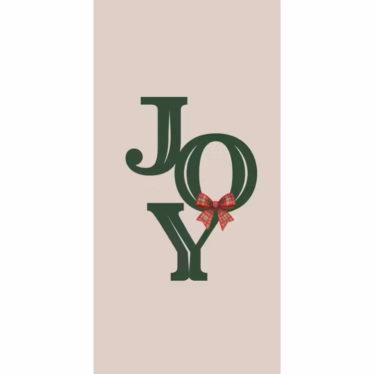 Behang - Tekst - Kerst - Groen — 2