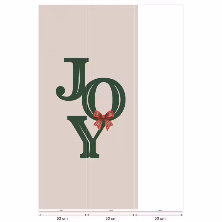 Behang - Tekst - Kerst - Groen — 6