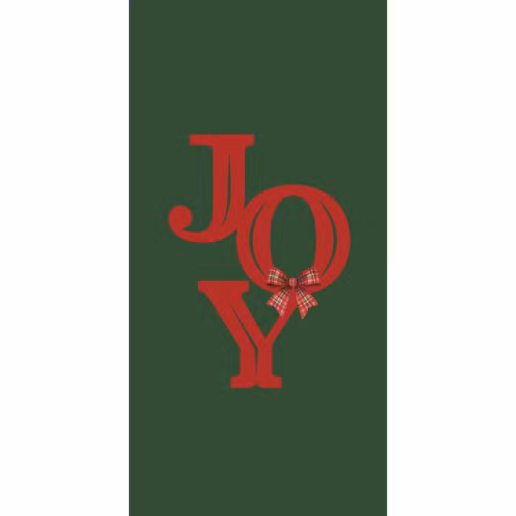 Behang - Tekst - Kerst - Rood — 2