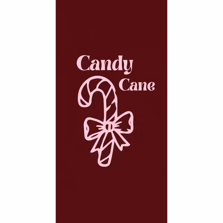 Behang - Kerst - Snoep - Tekst - Roze — 2