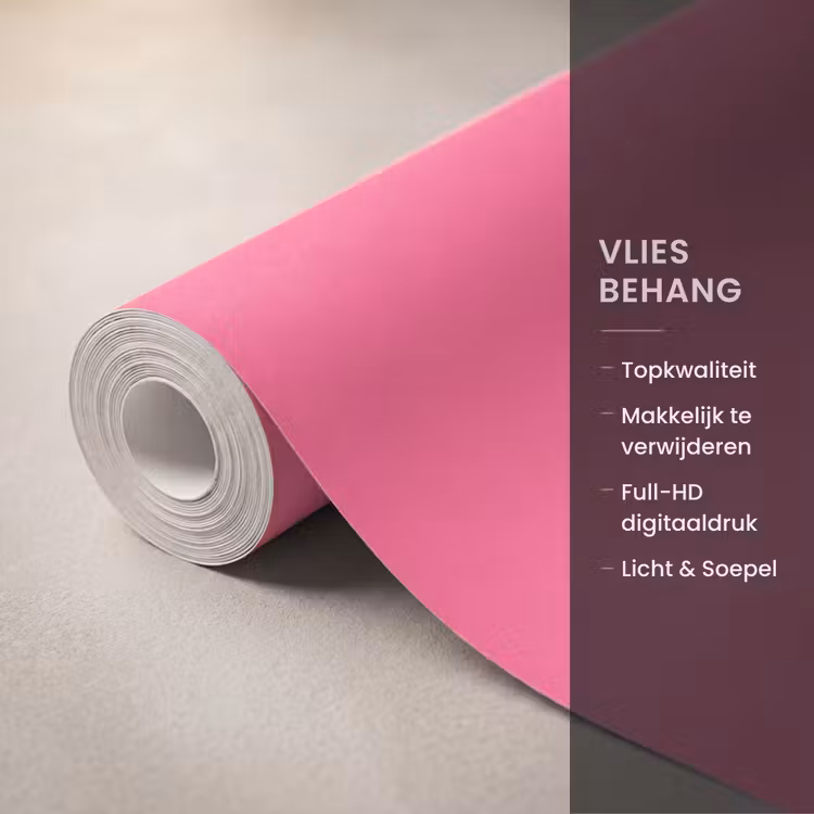 Behang - Merry - Tekst - Kerst - Roze — 3