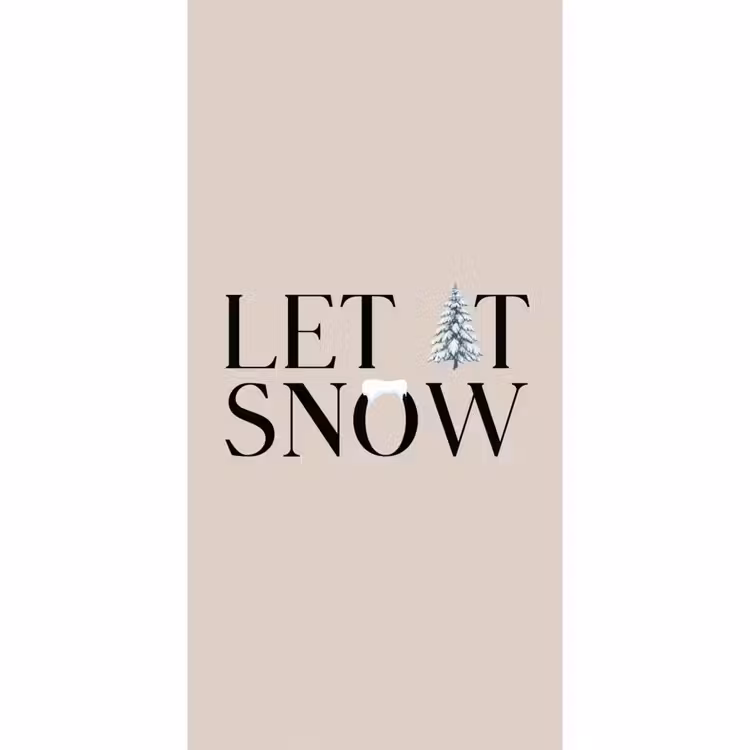 Behang - Tekst - Kerst - Sneeuw — 2