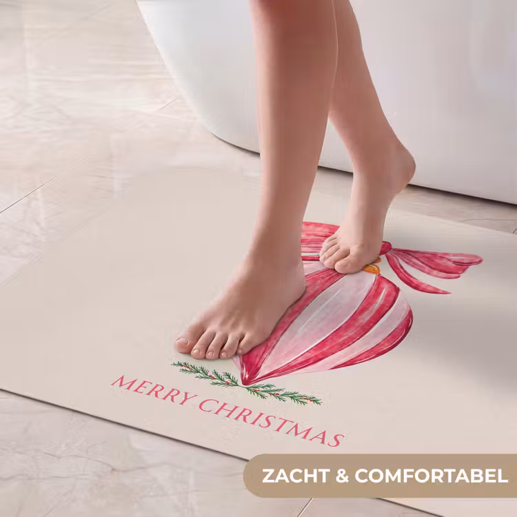 Badmat - Kerst - Kerstbal - Tekst — 5