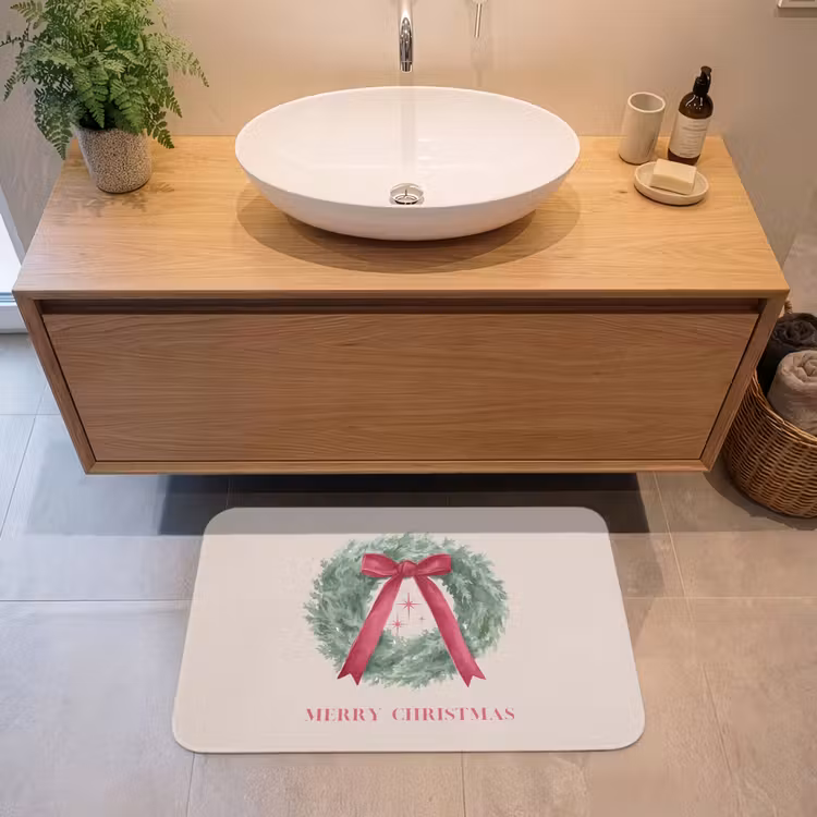 Badmat - Winter - Kerst - Tekst — 2