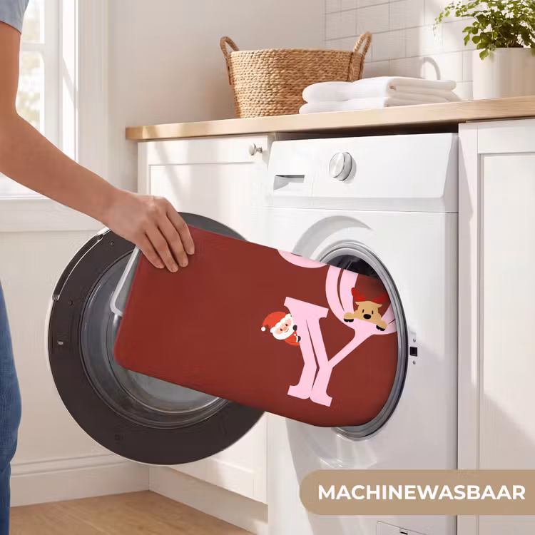 Badmat - Joy - Kerst - Animatie - Rood - Roze — 7