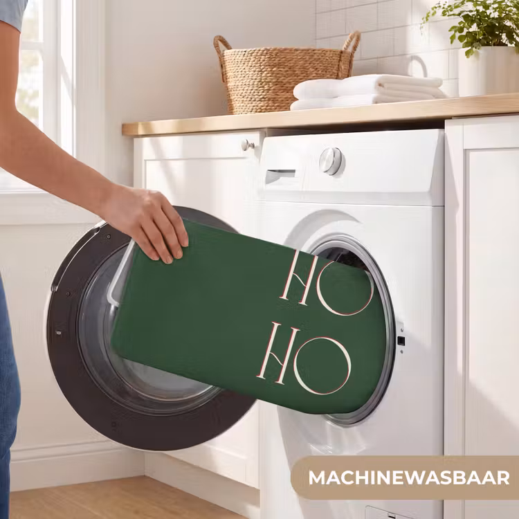 Badmat - Tekst - Kerst - Modern - Groen — 7