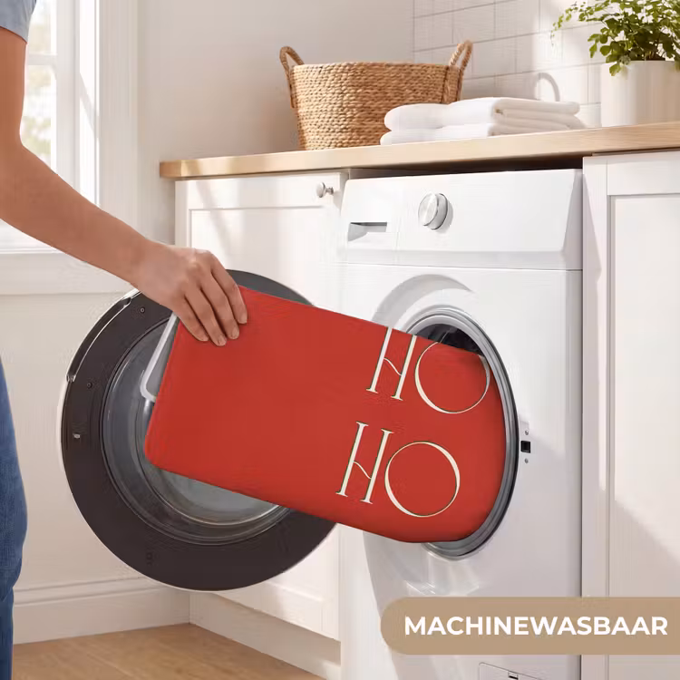 Badmat - Tekst - Kerst - Modern - Rood — 7