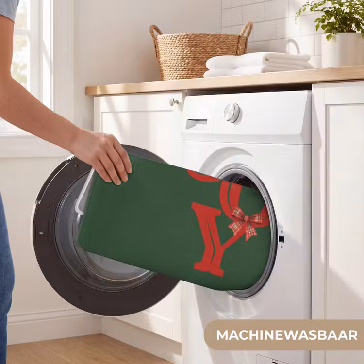 Badmat - Tekst - Kerst - Rood — 7