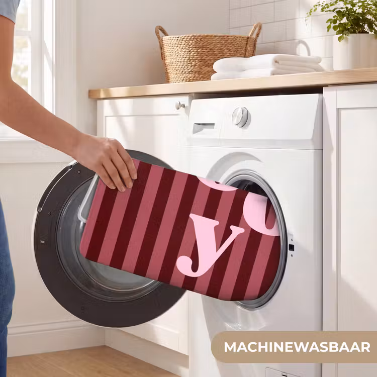 Badmat - Joy - Kerst - Tekst - Roze — 7