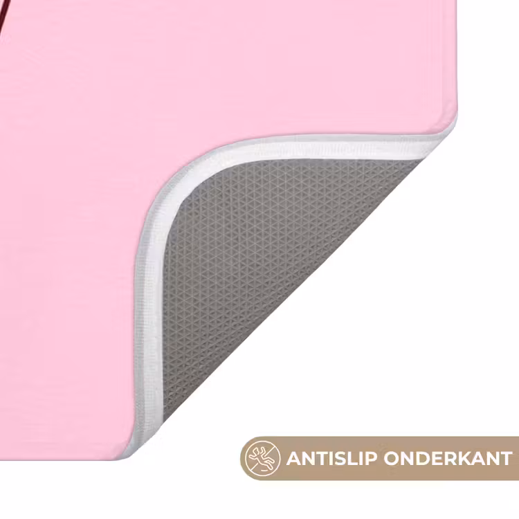 Badmat - Kerst - Tekst - Sneeuw - Roze — 3