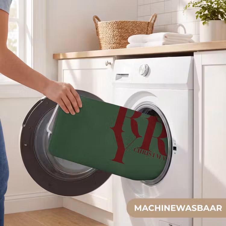 Badmat - Merry - Tekst - Groen - Kerst — 7