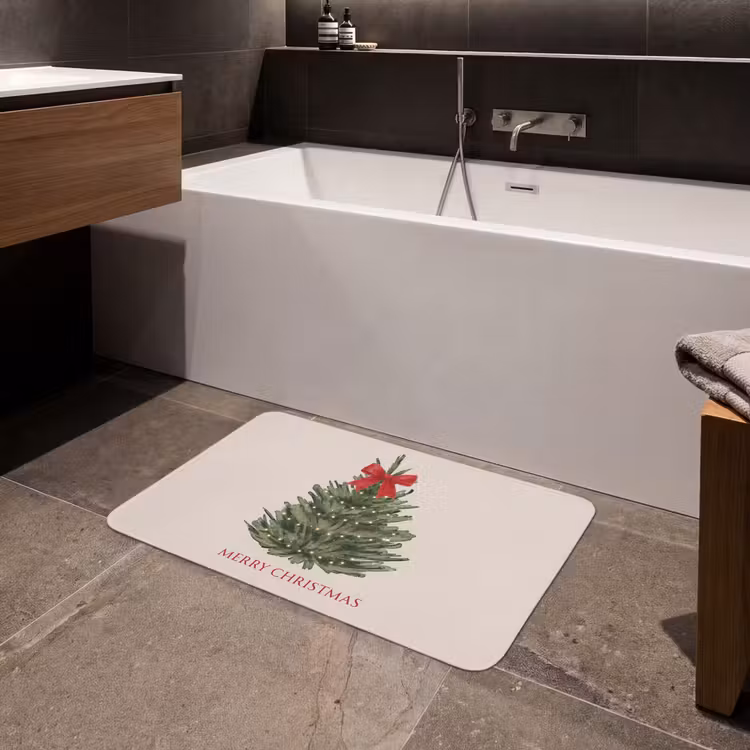Badmat - Tekst - Kerst - Kerstboom — 4