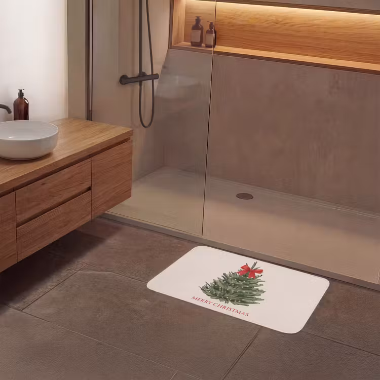 Badmat - Tekst - Kerst - Kerstboom — 6