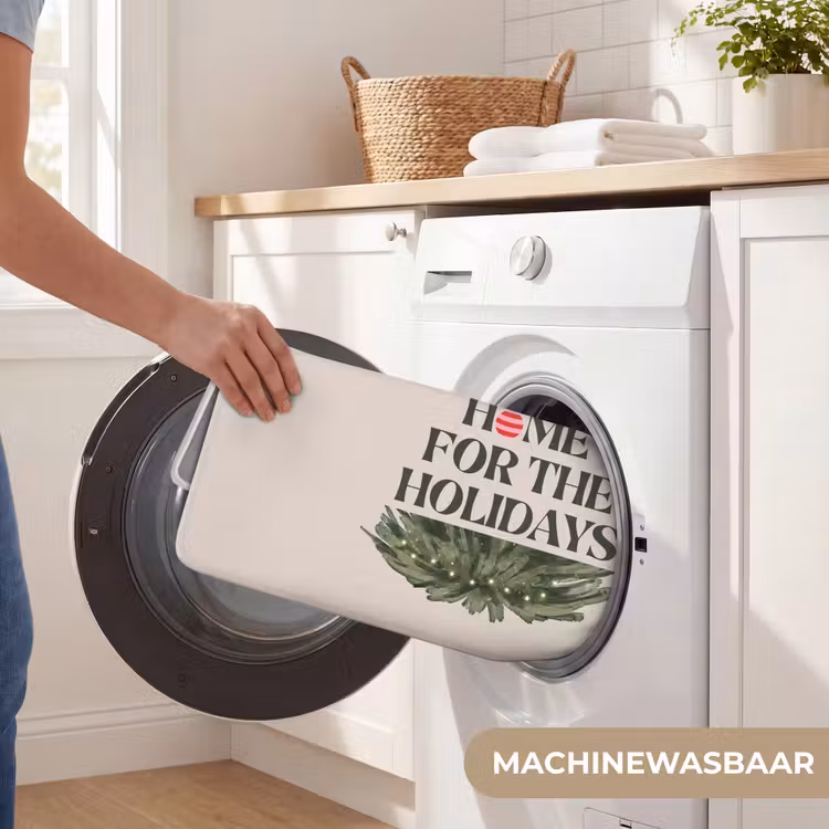 Badmat - Kerst - Tekst - Kerstboom - Beige — 7