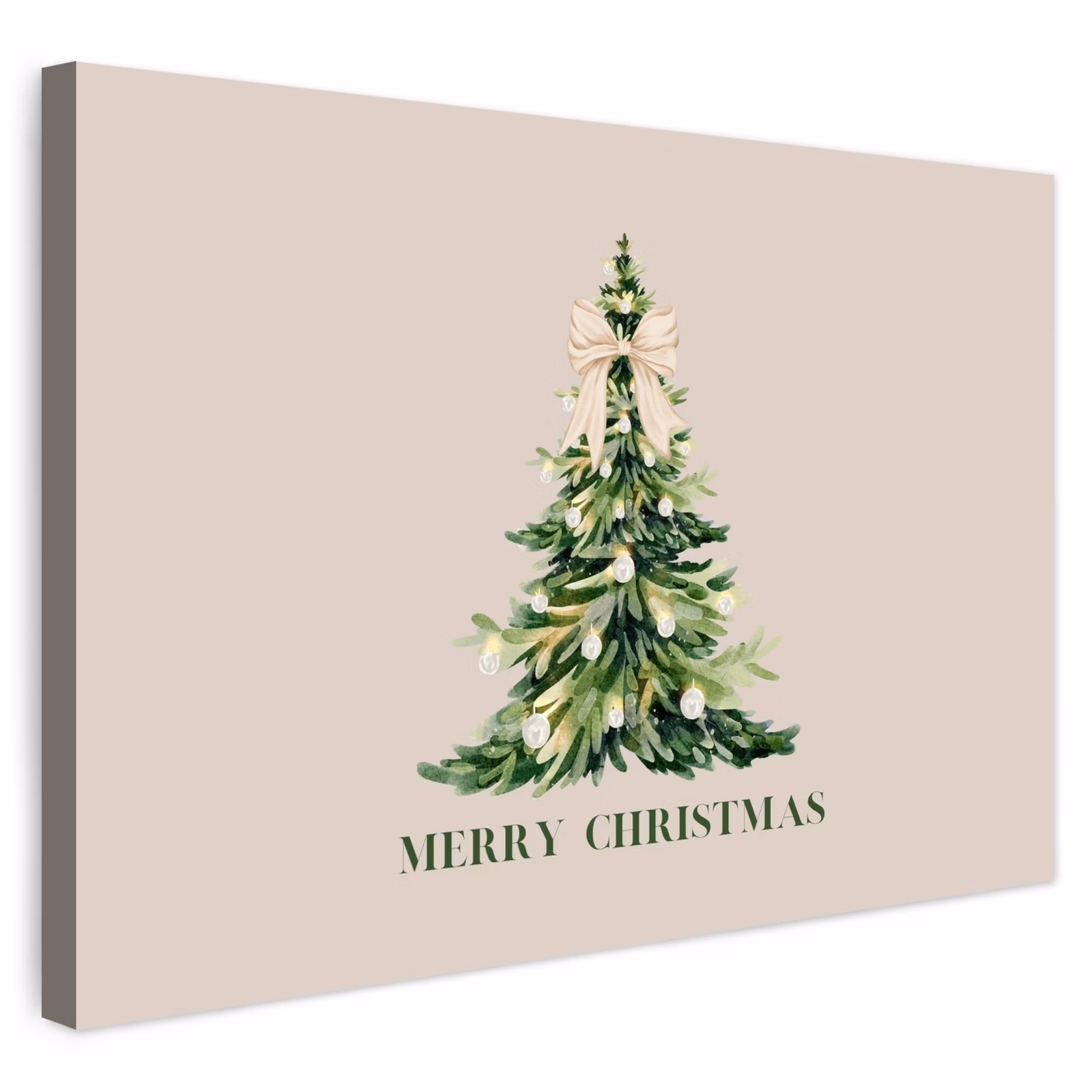 Buiten canvas - Kerst - Kerstboom - Tekst — 1
