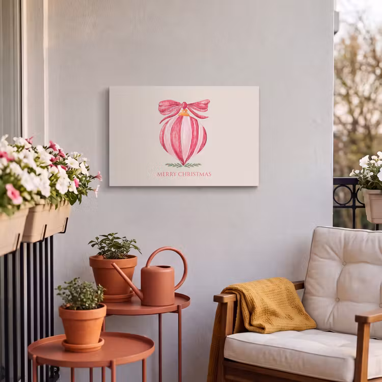 Buiten canvas - Kerst - Kerstbal - Tekst — 3