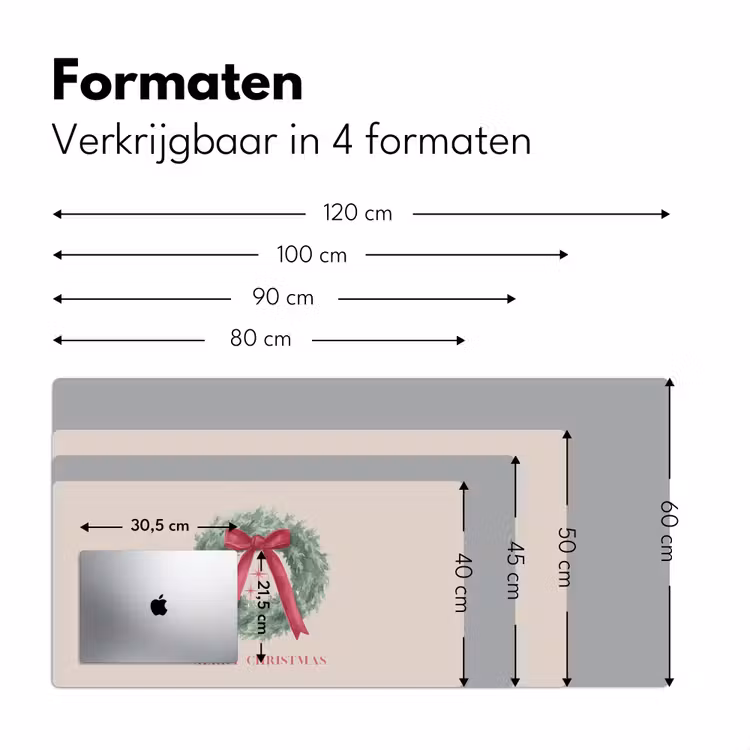 Bureau onderlegger - Winter - Kerst - Tekst — 8