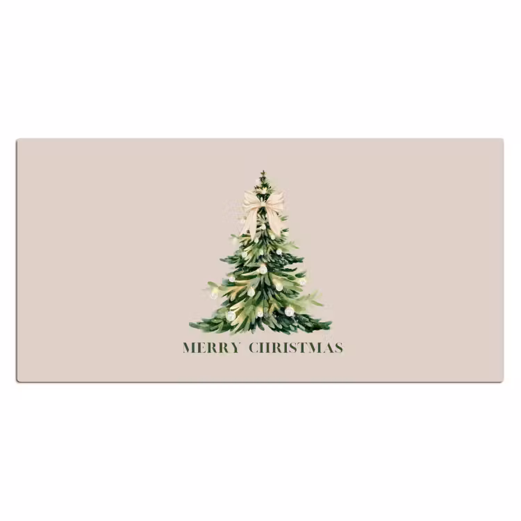 Bureau onderlegger - Kerst - Kerstboom - Tekst — 2