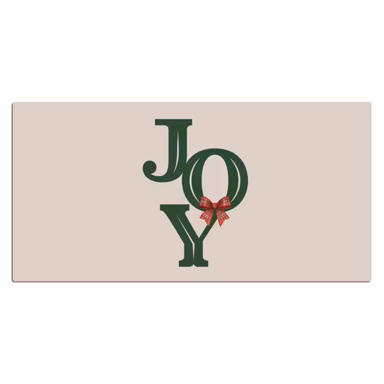 Bureau onderlegger - Tekst - Kerst - Groen — 2