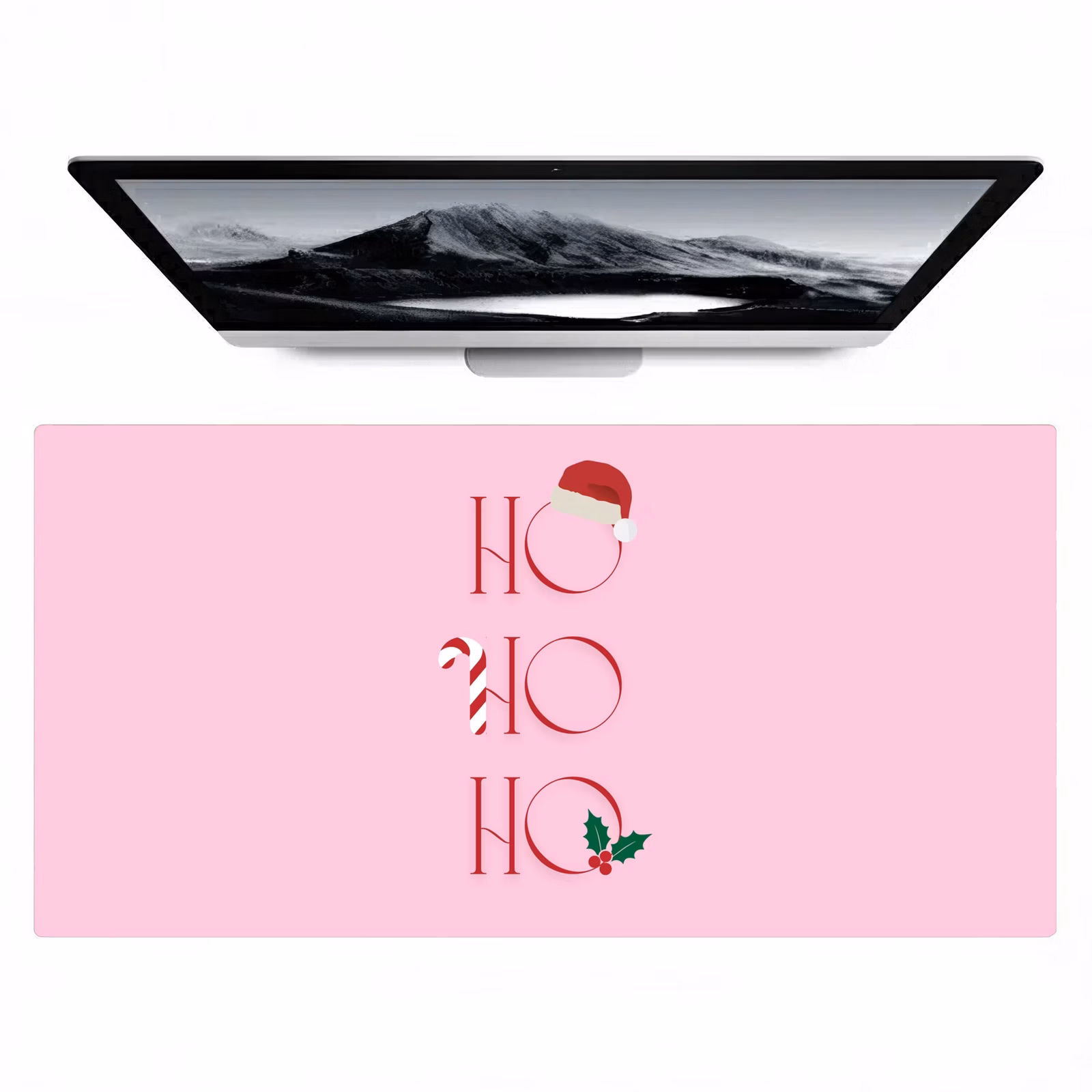 Bureau onderlegger - Kerst - Tekst - Roze - Illustratie — 1