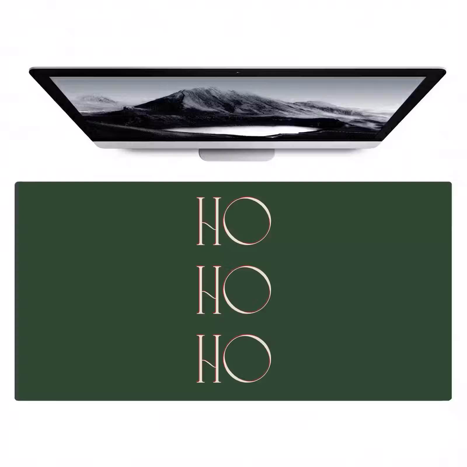 Bureau onderlegger - Tekst - Kerst - Modern - Groen — 1