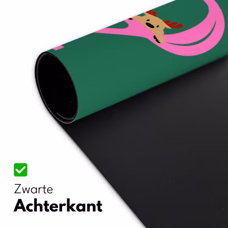 Bureau onderlegger - Joy - Kerst - Animatie - Roze - Groen — 5