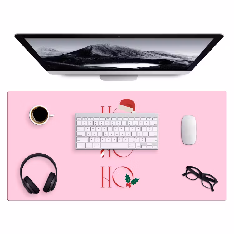 Bureau onderlegger - Kerst - Tekst - Roze - Illustratie — 4
