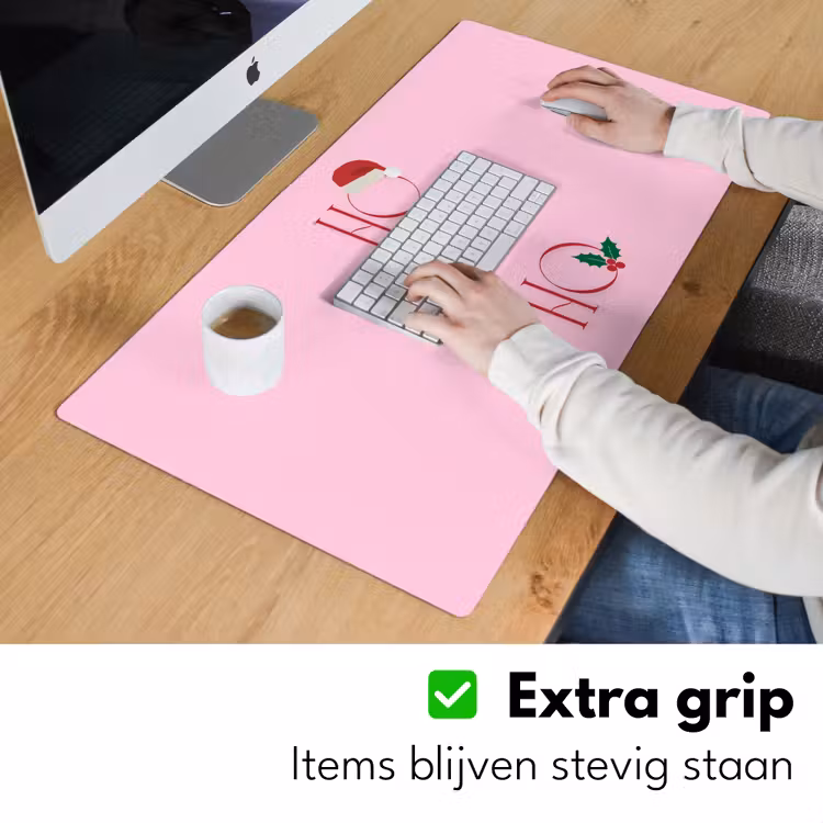 Bureau onderlegger - Kerst - Tekst - Roze - Illustratie — 6