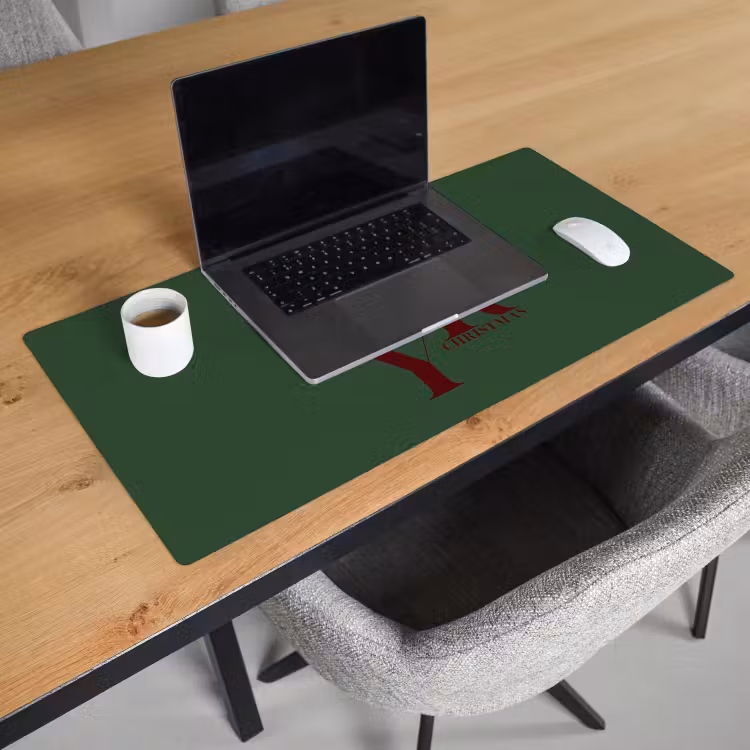 Bureau onderlegger - Merry - Tekst - Groen - Kerst — 3