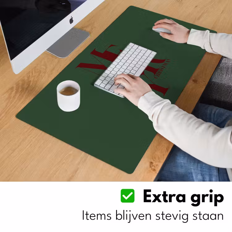 Bureau onderlegger - Merry - Tekst - Groen - Kerst — 6