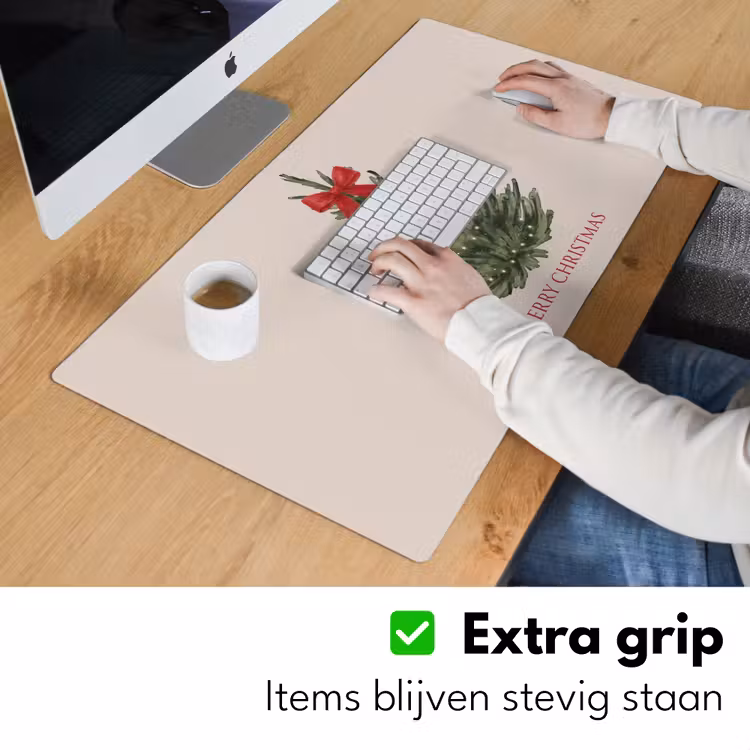 Bureau onderlegger - Tekst - Kerst - Kerstboom — 6