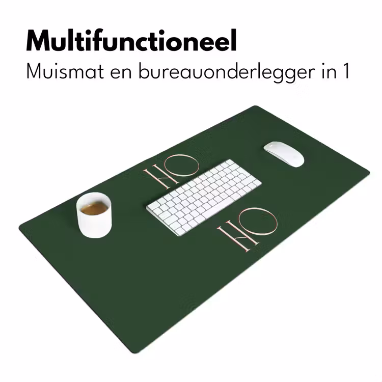 Bureau onderlegger - Tekst - Kerst - Modern - Groen — 7