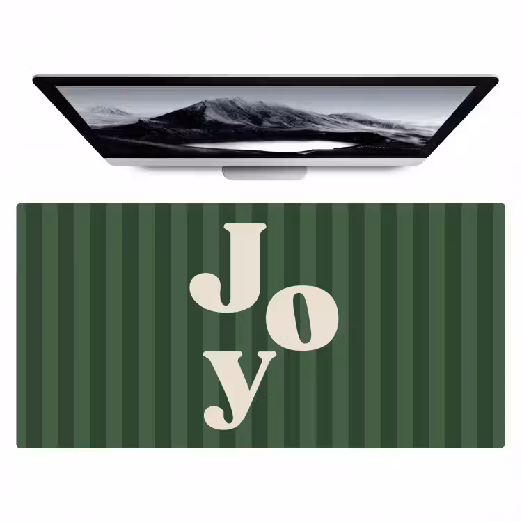 Bureau onderlegger - Joy - Kerst - Tekst - Groen — 1