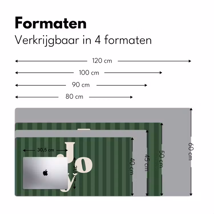 Bureau onderlegger - Joy - Kerst - Tekst - Groen — 8