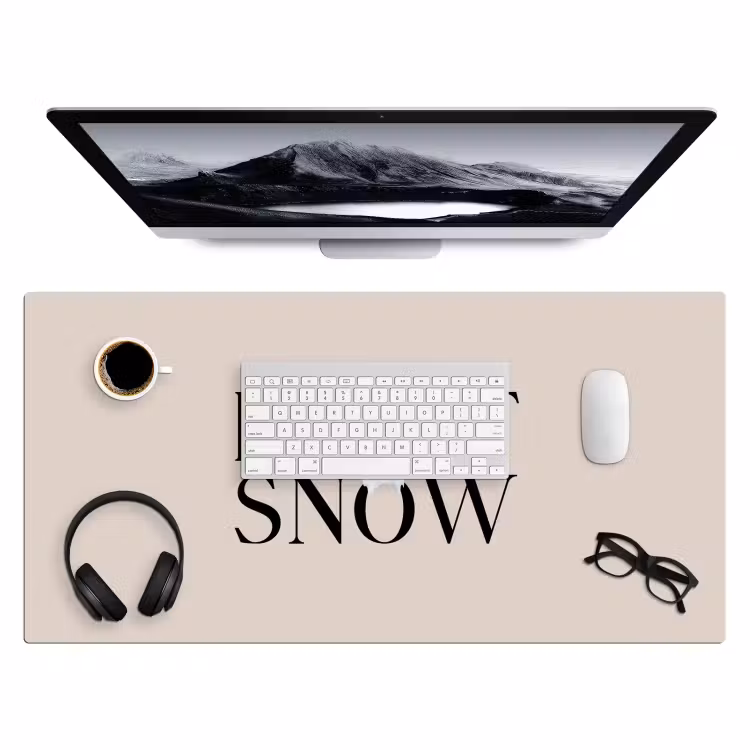 Bureau onderlegger - Tekst - Kerst - Sneeuw — 4