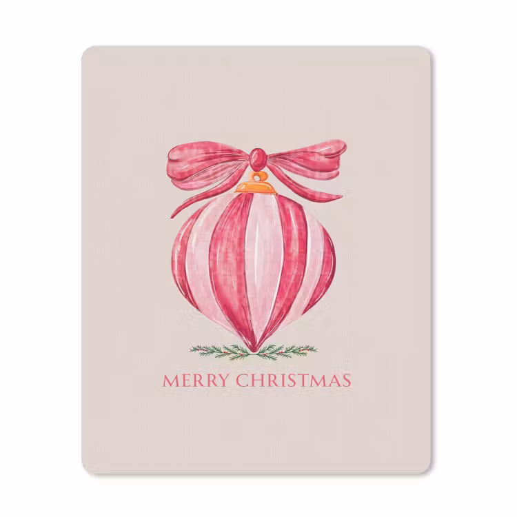 Muismat - Kerst - Kerstbal - Tekst — 1