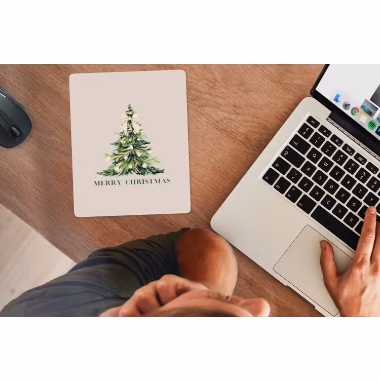 Muismat - Kerst - Kerstboom - Tekst — 2