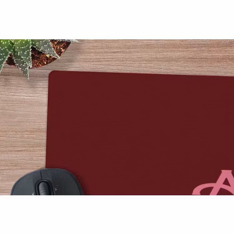 Muismat - Tekst - Kerst - Rood - Roze — 5