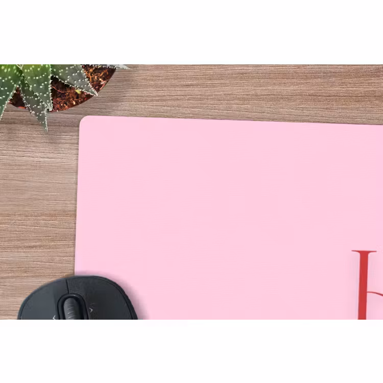 Muismat - Kerst - Tekst - Roze - Illustratie — 5