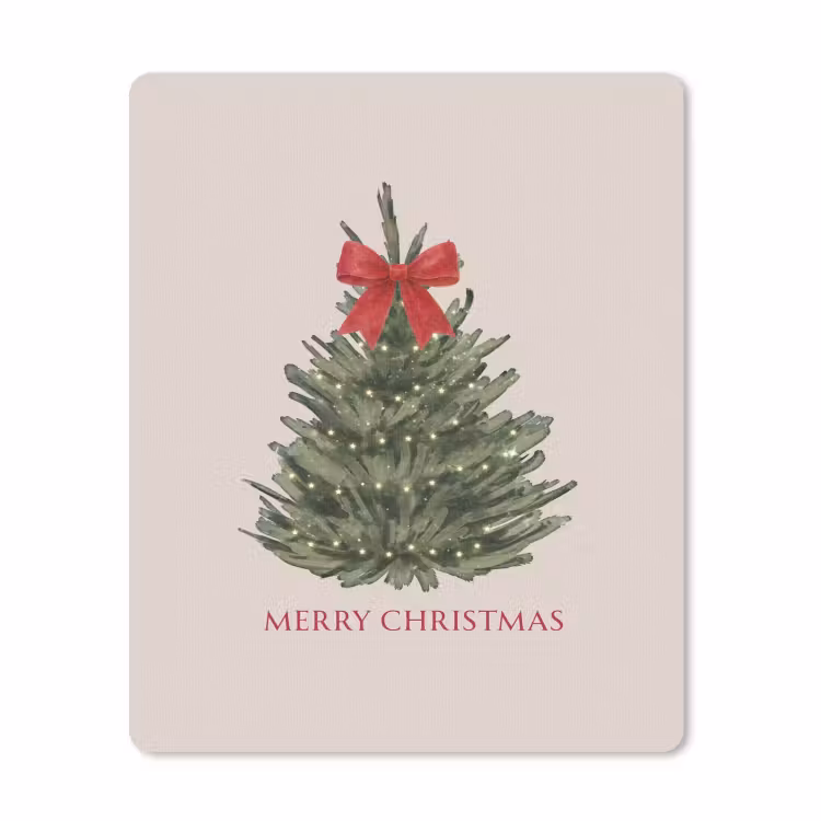 Muismat - Tekst - Kerst - Kerstboom — 1